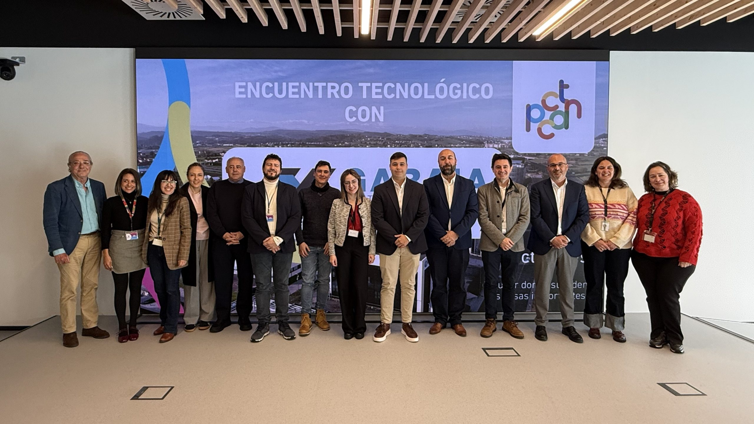 Asistentes al primer encuentro empresarial del PCTCAN con el PT GARAIA (País Vasco)